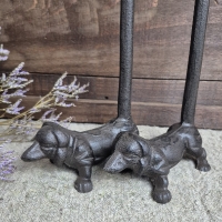 Landelijke gietijzeren keukenrolhouder