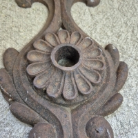 Oud gietijzeren ornament