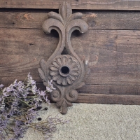 Oud gietijzeren ornament