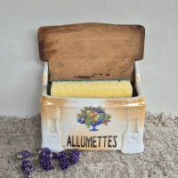 Oud lucifer bakje allumettes