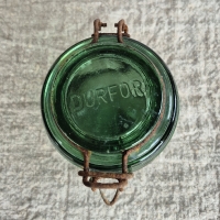 Brocante weckpot groen durfor
