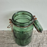 Brocante weckpot groen durfor