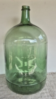 Oude groene gistfles