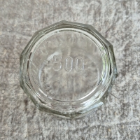 Oud frans jampot glaasje