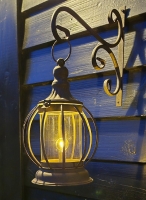 Led lantaarn met roest effect en ophanghaak