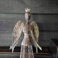 Decoratie engel waxinehouder