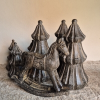 Decoratie schommelpaardje