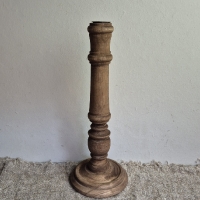 Kandelaar kaarsenhouder in mooie houtkleur