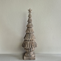 Decoratie kerstboom landelijk