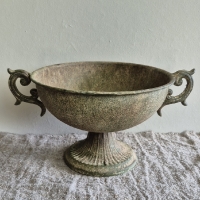 Zinken pot aged groen