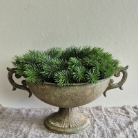 Zinken pot aged groen