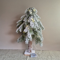 Kunstkerstboom met verlichting