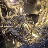 Houtkrans xl met verlichting