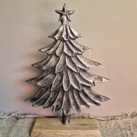 Kerstboom metaal op voet