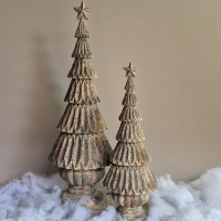 Decoratieve landelijke kerstboom