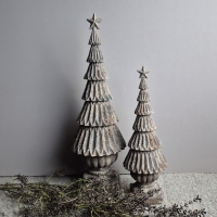 Decoratieve landelijke kerstboom