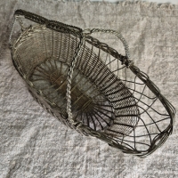 Brocante wijnfleshouder