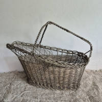 Brocante wijnfleshouder